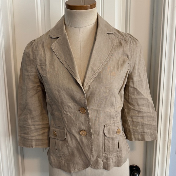 Juicy Couture Small 100% Linen Lightweight Blazer ~ Y2K 90’s Preppy Academia - Picture 1 of 7
